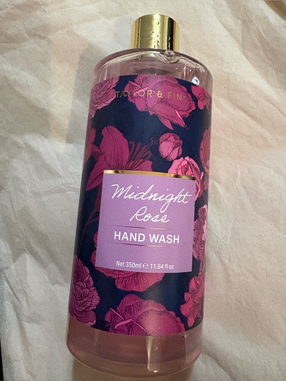 Taylor and Finch Midnight Rose Hand Wash New